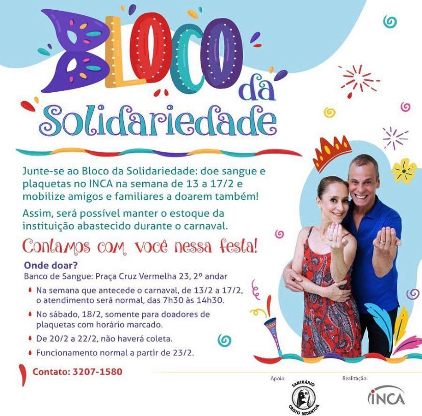 Banco de sangue do INCA precisa de 70 doadores por dia para manter estoque durante o carnaval