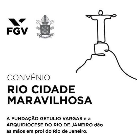 Convênio Rio Cidade Maravilhosa: Fundação Getúlio Vargas e Arquidiocese do Rio de Janeiro dão as mãos pelo Rio de Janeiro