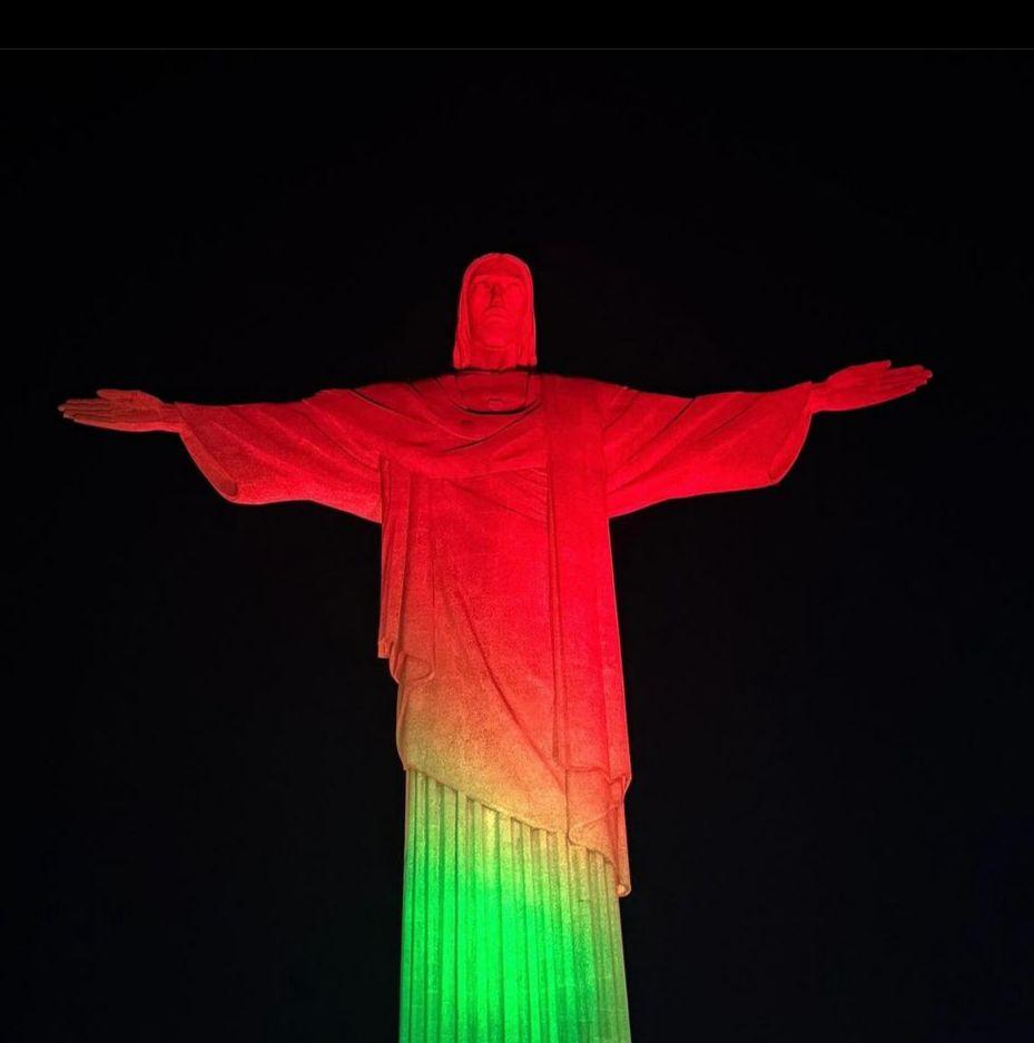 Cristo Redentor e Maracanã recebem iluminação especial em julho