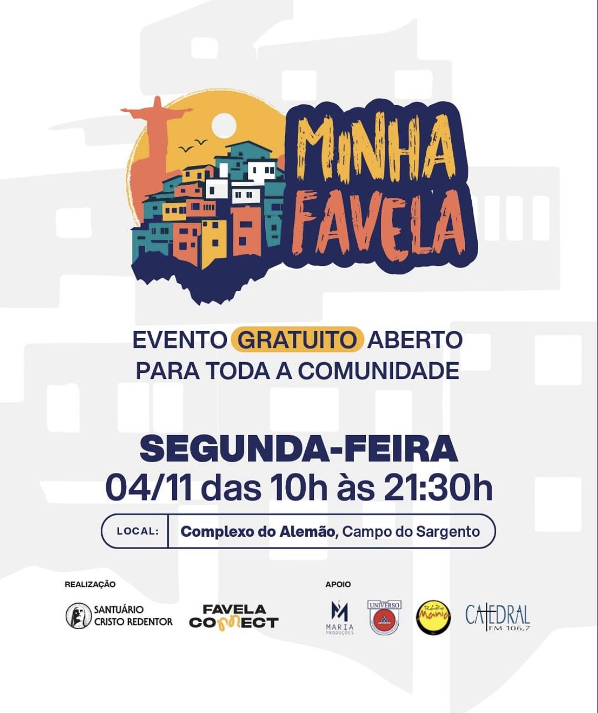 Santuário Cristo Redentor e Complexo do Alemão celebram o Dia da Favela com programação especial focada em assistência social, cultura e sustentabilidade