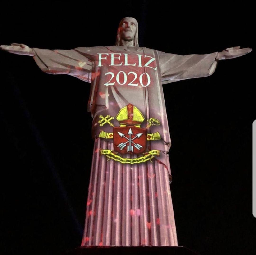 Um espetáculo de som, luz e tecnologia no Cristo Redentor